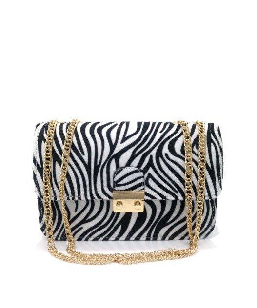 Handtas zeebraprint