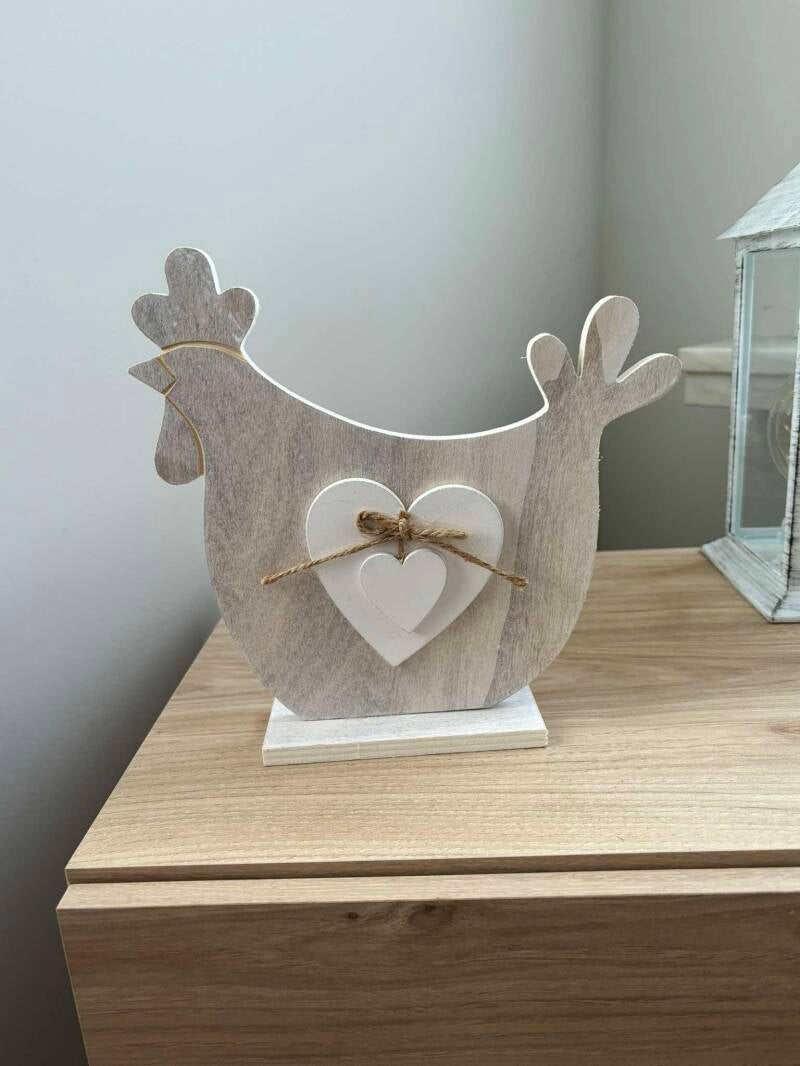 Houten kipstandaard